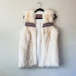 Wildheart by Eternal Sunshine Creations Boho Faux Fur Vest, Size XS/S